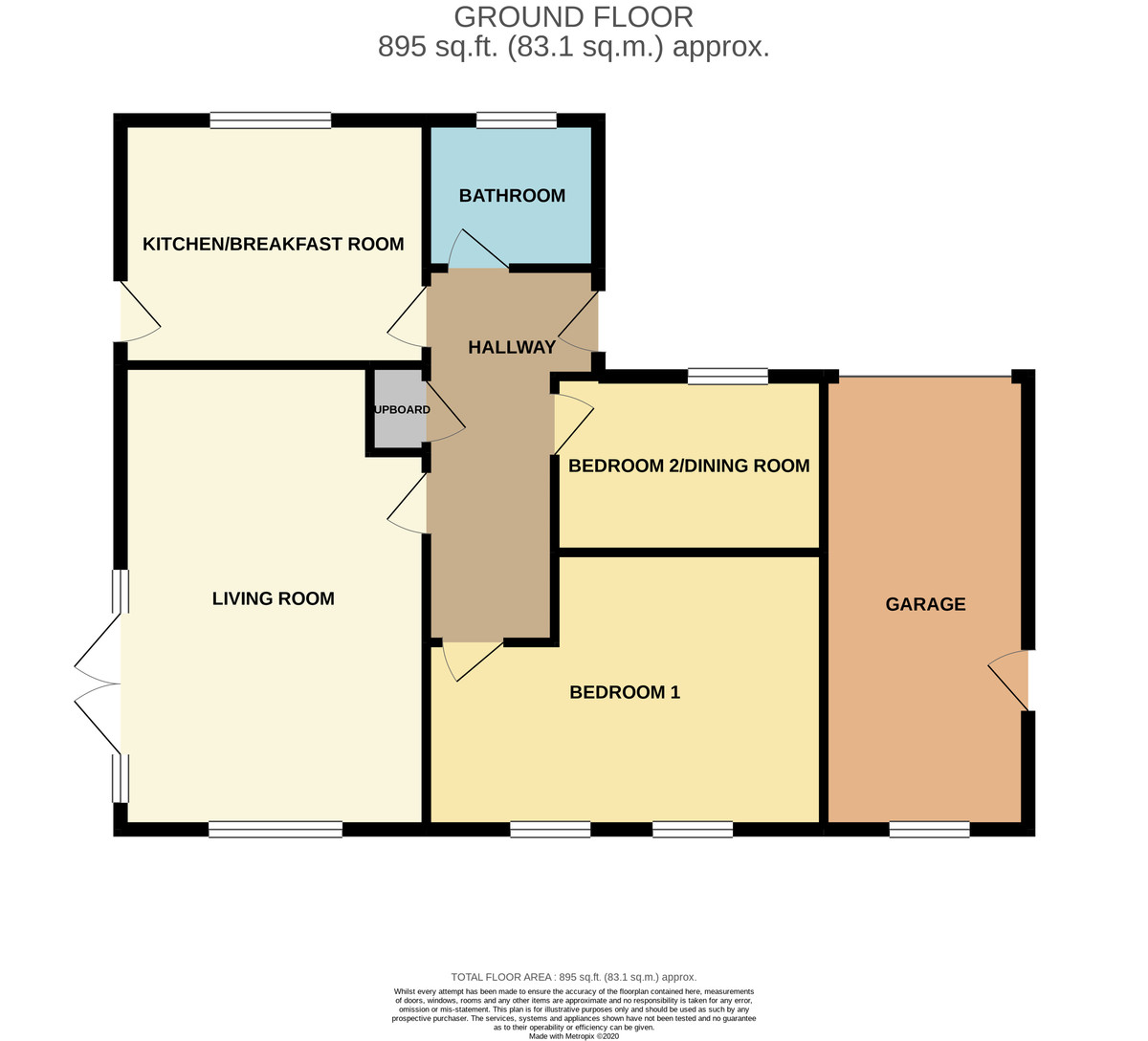 Floorplans For Brookfield Close, Codnor