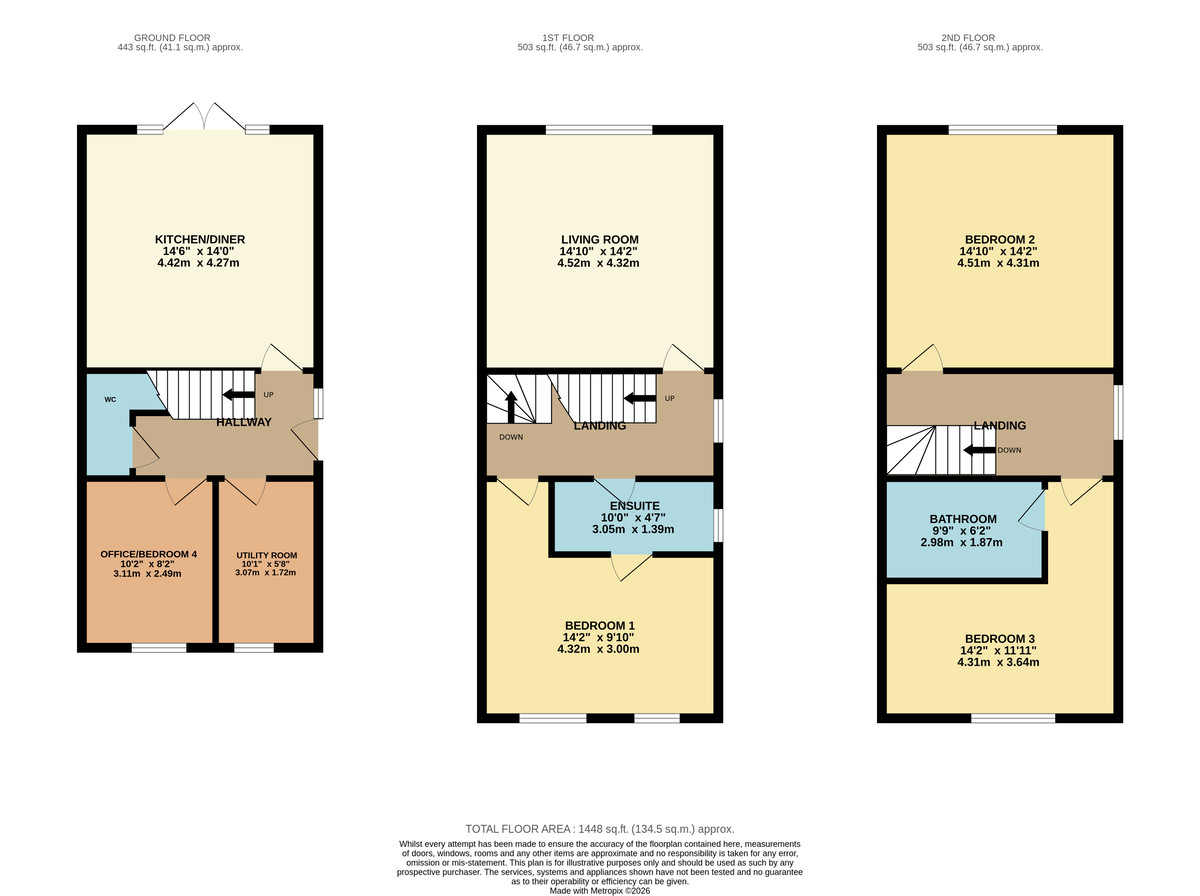 Floorplans For High Street, Riddings